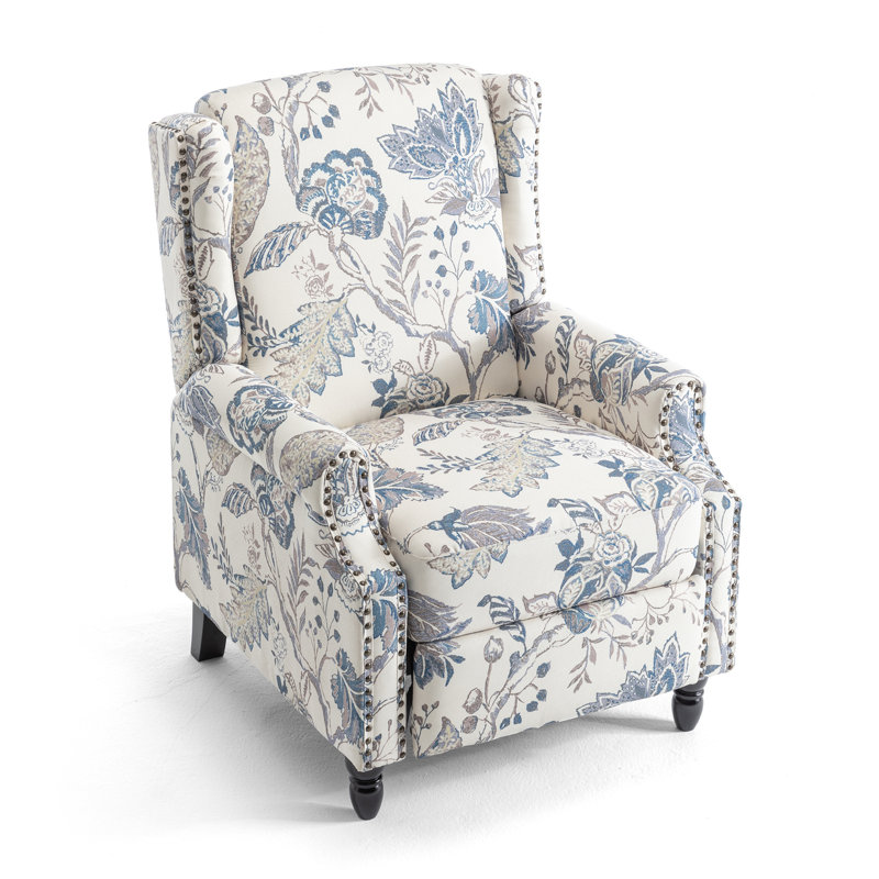 29.13cm Wide Standard Recliner, Pink Floral