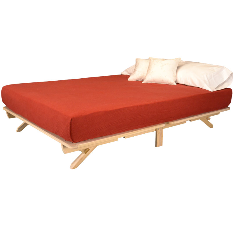 Aideliz Solid Wood Bed, Twin XL