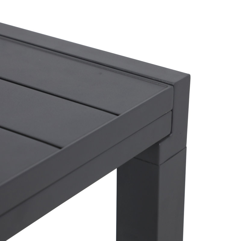 Table de salle à manger extensible, Gris