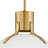 Clendon 1-Light Dimmable Metal Dome Pendant-38031696-74008649-74008652