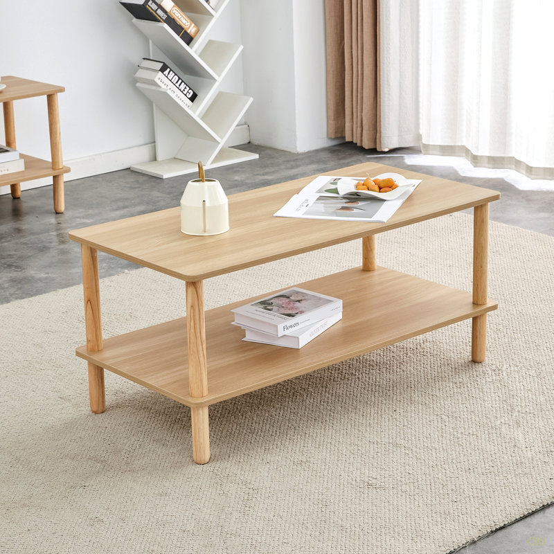 Table basse de salon, Bois robuste