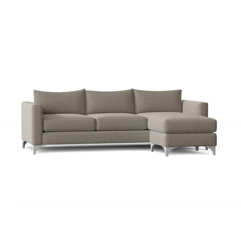 Vess Upholstered Sectional Reversible, Crafty Eucalyptus