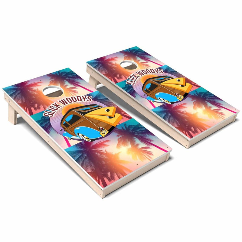 Ensemble de planches de cornhole en composite Miami, Ajouter un étui de transport