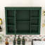 Armoire à pharmacie murale avec miroir et 6 tablettes ouvertes pour un rangement amélioré dans la salle de bain-1382762960
