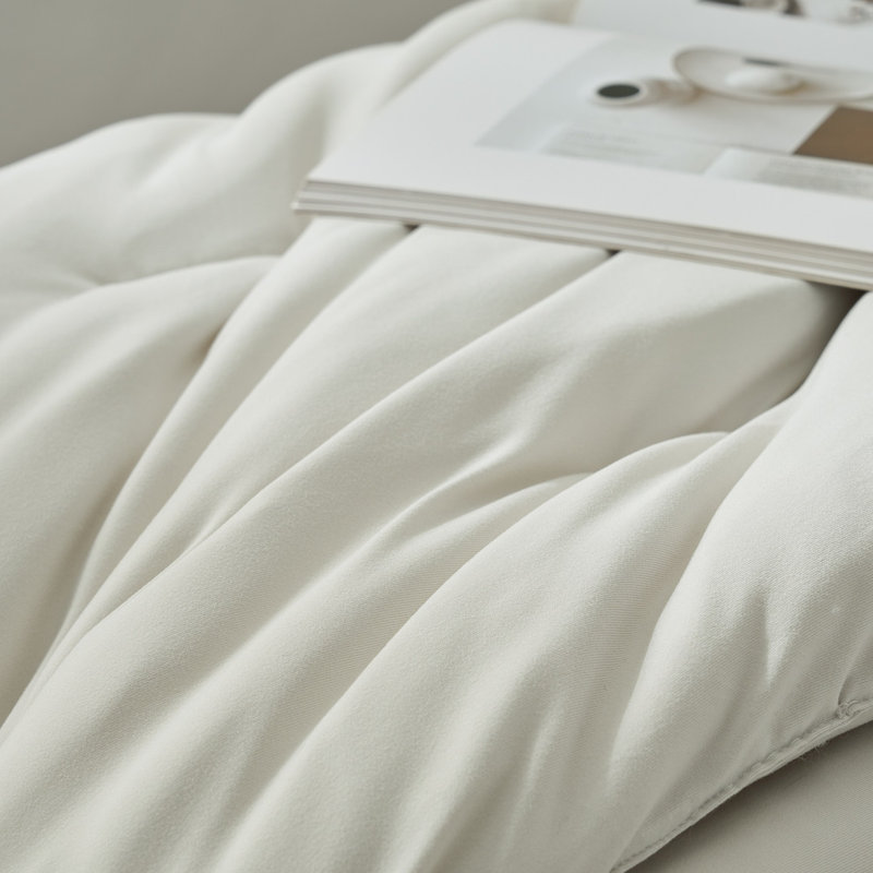 Summertime Thick - Coma Inducer Oversized Comforter Set, Twin Extra Long Comforter + 1 Standard Sham, Off White