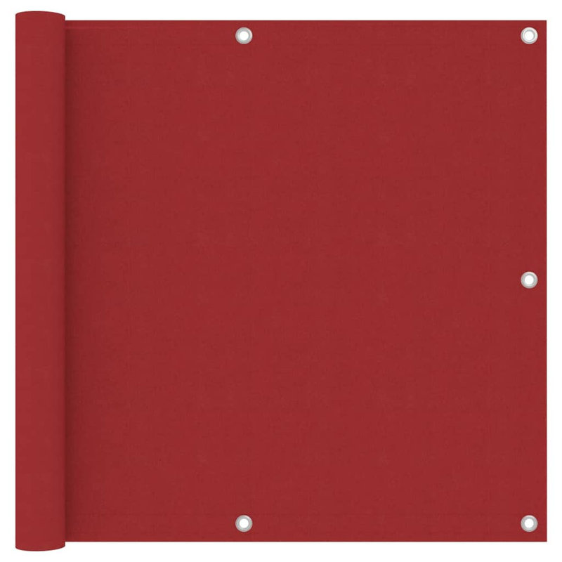 Aadya 0.9m x 4m Rectangular Shade Sail, Red
