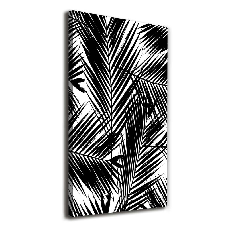Leaves Of Palm - Wrapped Canvas Print