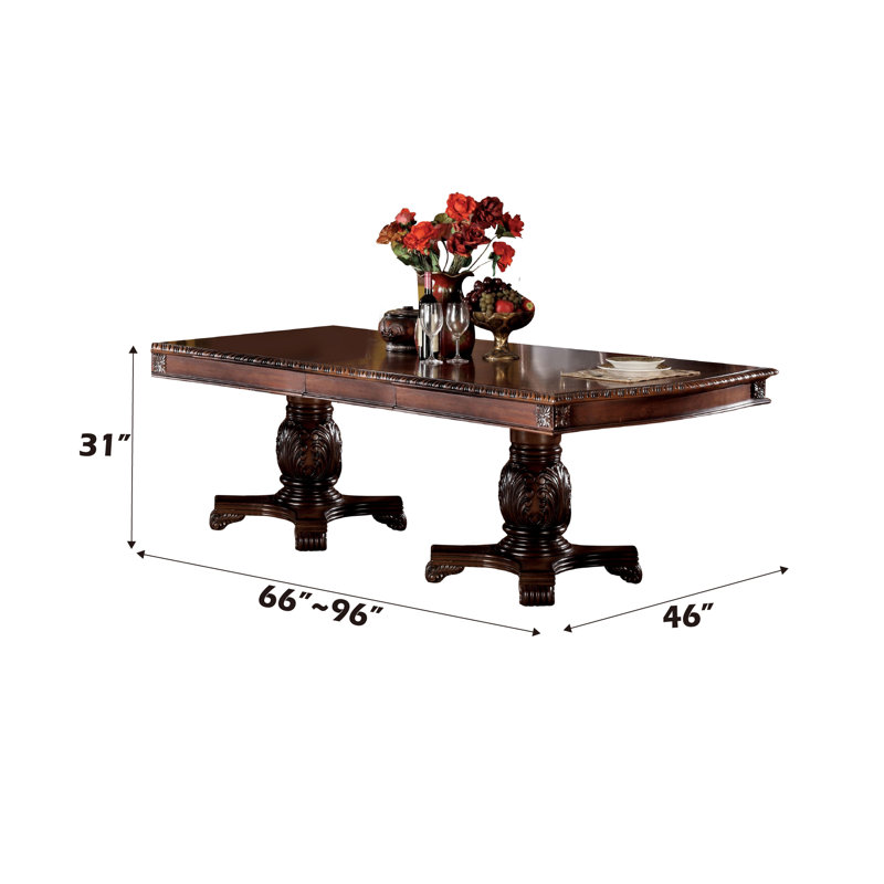 9-ps Formal Dining Table Set Kitchen Furniture Set Include 1 Extendable Dining Table, 6 Side Chairs And 2 Arm Chairs, Set For 8 Persons