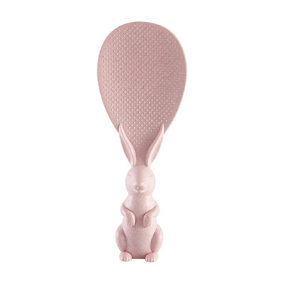ladle ladle Shaped Non-Stick Kitchen Rice Spoon White Standing Spoon