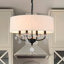 Lustre tambour en cristal 4 lumières Kayia
