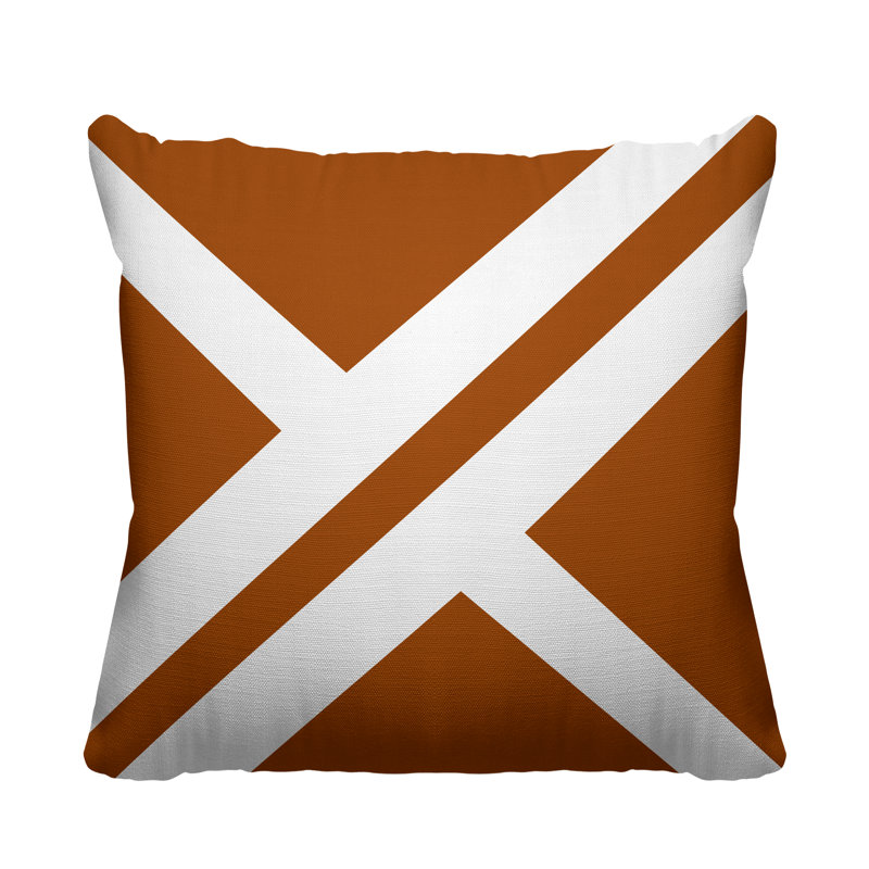 Coussin intérieur / extérieur Timber, L 15 po x H 15 po, Bleu marine