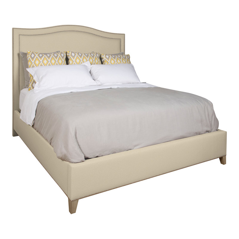 Caroline/Casey Upholstered Bed, Tuck Linen, Hampton, Yes