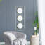 Cadre doré et blanc 15,5 x 43,5 po avec miroir-851222377