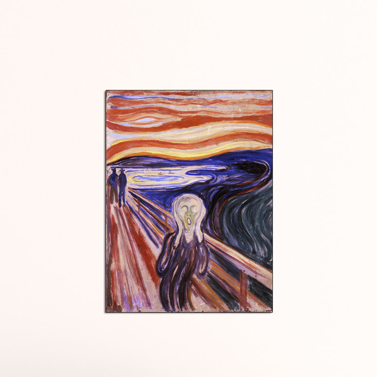 Edvard Munch - Wrapped Canvas Painting, 80cm H x 60cm W x 1.8cm D