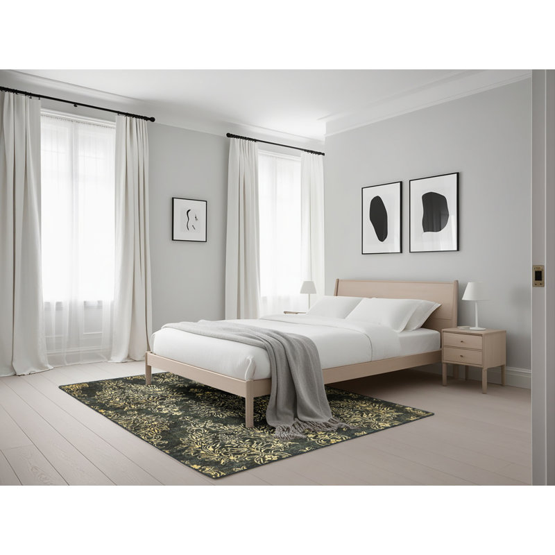 Tapis abstrait moderne 383, Rectangle 5 pi x 7 pi