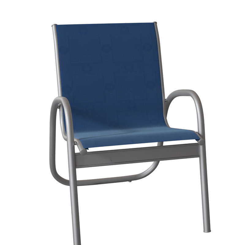 Fauteuil de patio Gardenella, Cobalt 35D Sunbrella®, Désert texturé