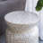 Round Bamboo Accent Table