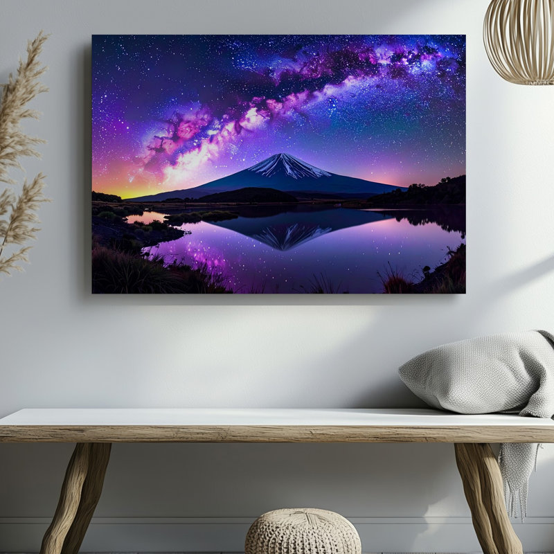 "Milky Way Reflection" avec art mural, H 9 po x l 12 po