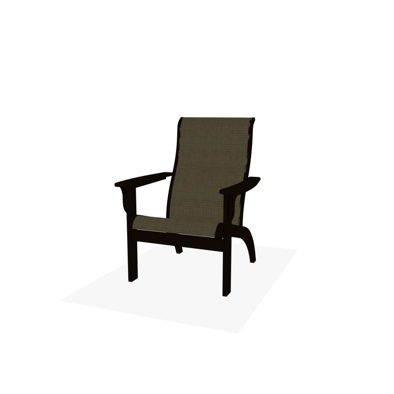 Adirondack MGP Polymer Outdoor Lounge Chair, Kona, Augustine Fennel Sunbrella®