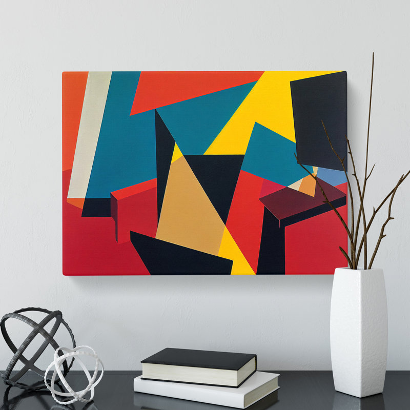 Suprematism Art Vol.4 - Wrapped Canvas, 35cm H x 50cm W x 3cm D