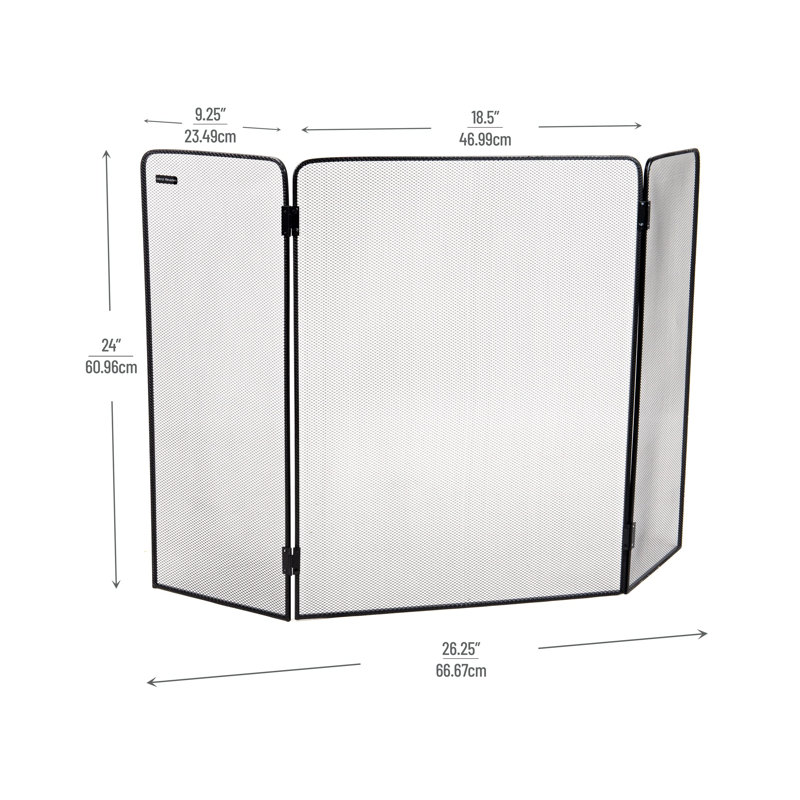 Saster 66.68cm x 2.54cm Iron Spark Screen