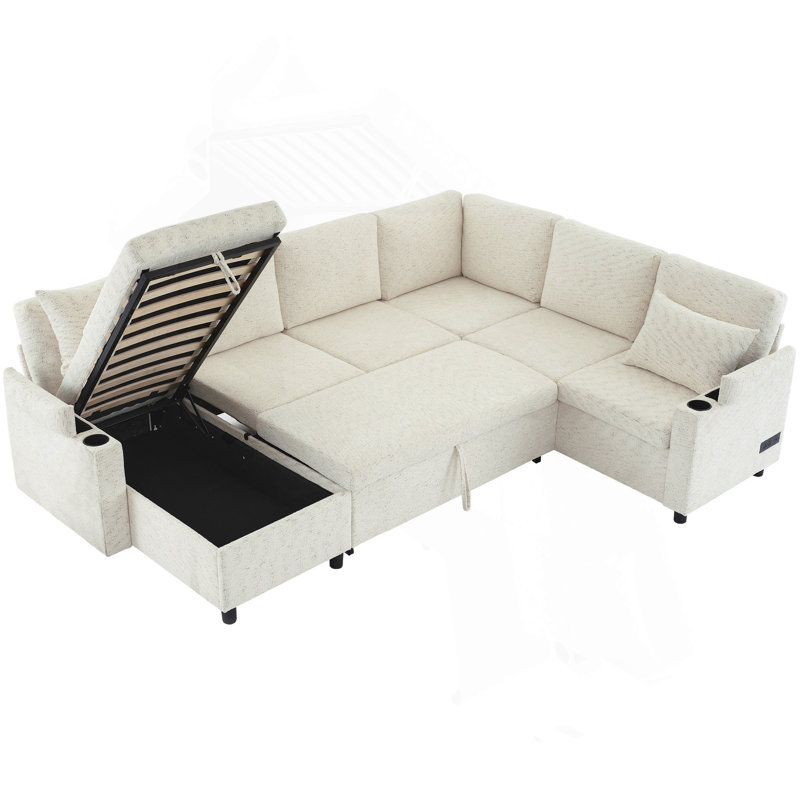 Divan-lit, Chenille beige