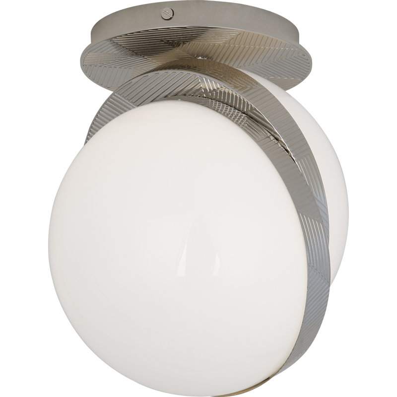 Brut 1 - Light Flush Mount, Polished Nickel