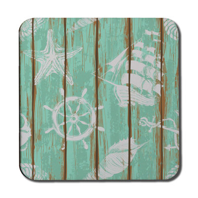 Square 6 Piece Coaster Set