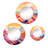 Argento Metal Round Mirror