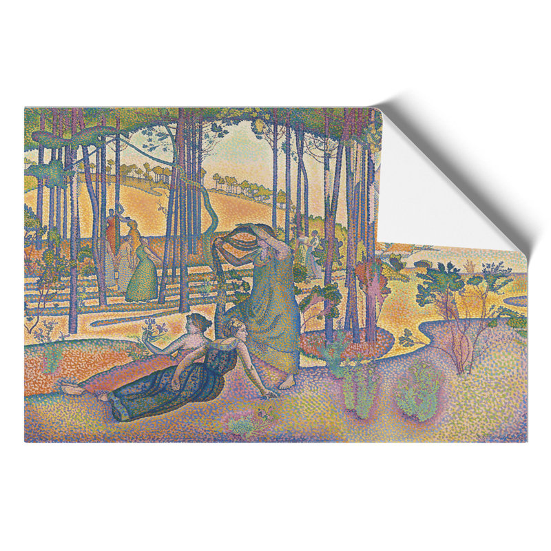 The Evening Air by Henri-Edmond Cross - No Frame Painting, 42cm H x 59cm W x 0.1cm D