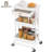 Utility Cart with Wheels,Metal Cart,3 Tier Rolling Cart With Drawer & Table Top,Bathroom Cart,Salon Trolley Cart,Kitchen Storage Cart-98269761