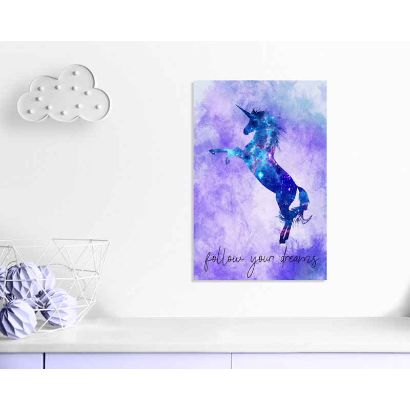 «Follow Your Dreams», art sur toile, H 36 po x l 24 po x P 1,5 po