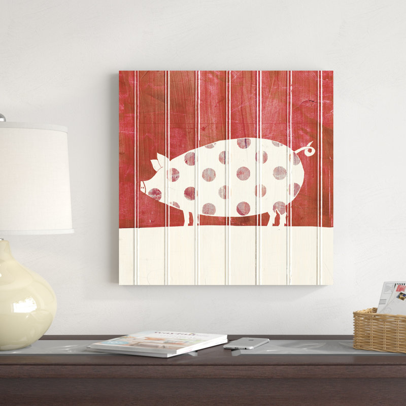 " Spotted Pig II ", 20" H x 20" W