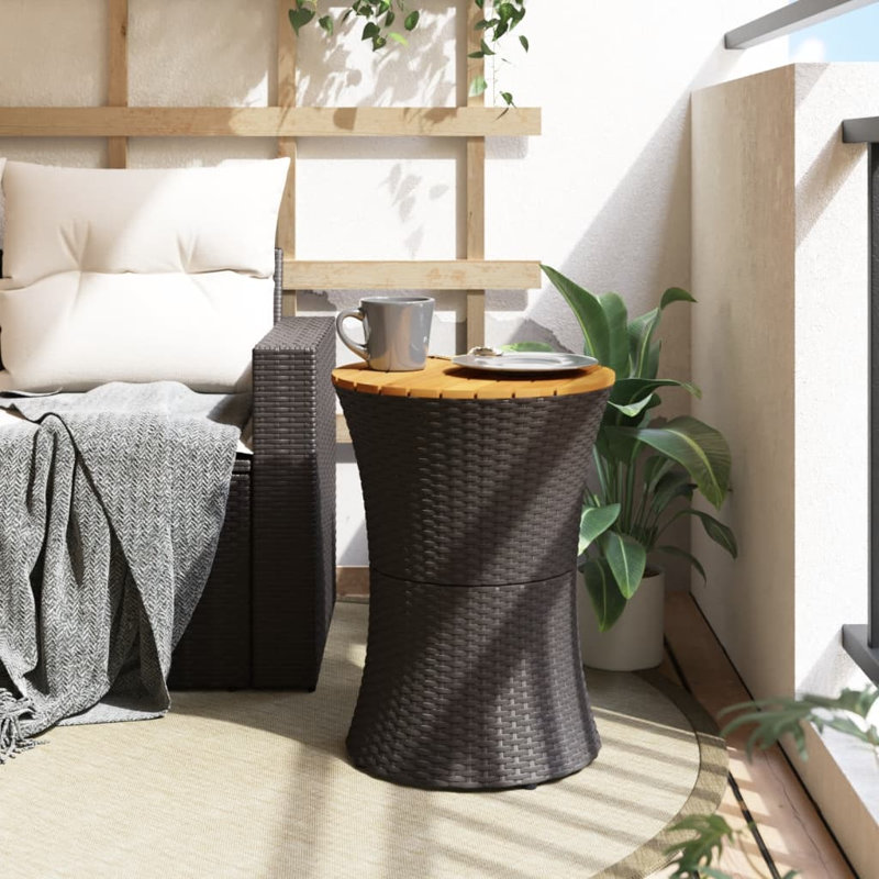 Penelopie Frame End Table, Black