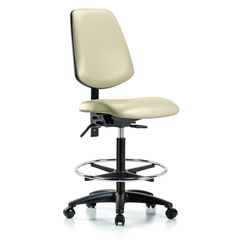 Chaise de dessinateur Jalynn, Adobe, Roulettes, Inclus