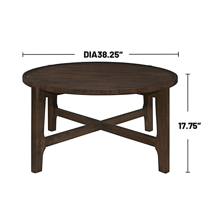 Round Wood Coffee Table