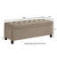 Banc de rangement capitonné capitonné, banc d'entrée en similicuir avec pieds en bois fuselés, banc de lit - noir-988777683