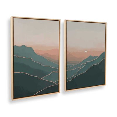 Desert Dawn Layers Set of 2 Prints