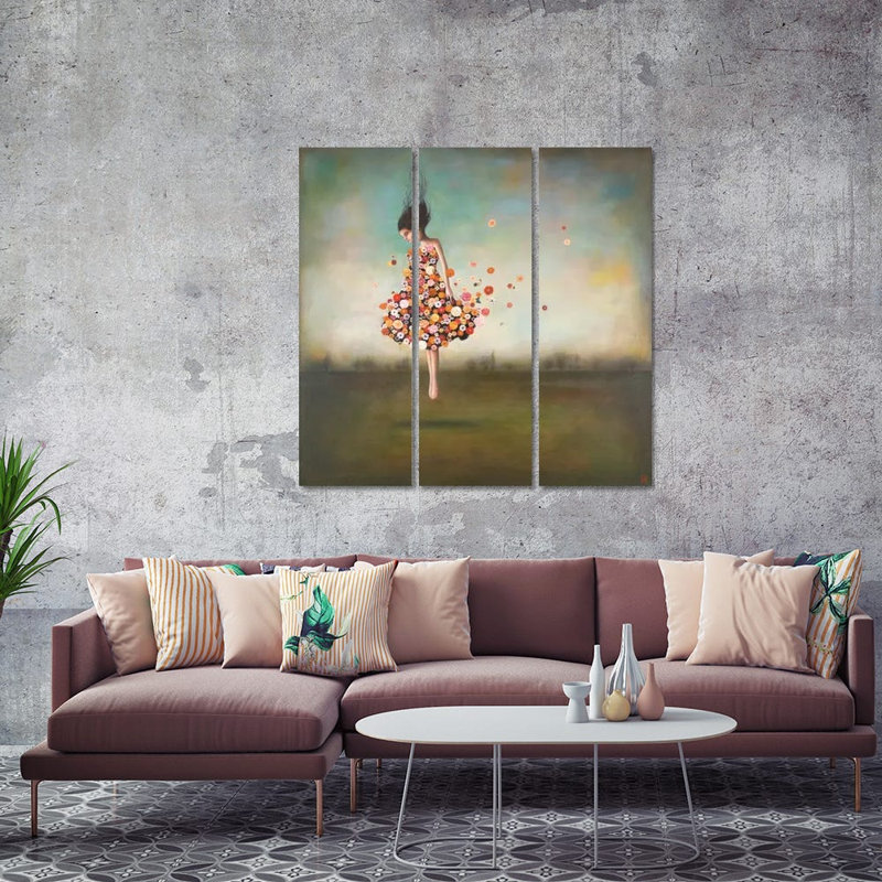 Ensemble «Boundlessness in Bloom On Canvas» par Duy Huynh