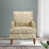 Beige/Yellow Polyester Blend selected