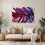 «Lyrical Abstraction 68», art mural en métal rouge-607886290