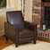 Licause 27" Wide Faux Leather Manual Club Recliner