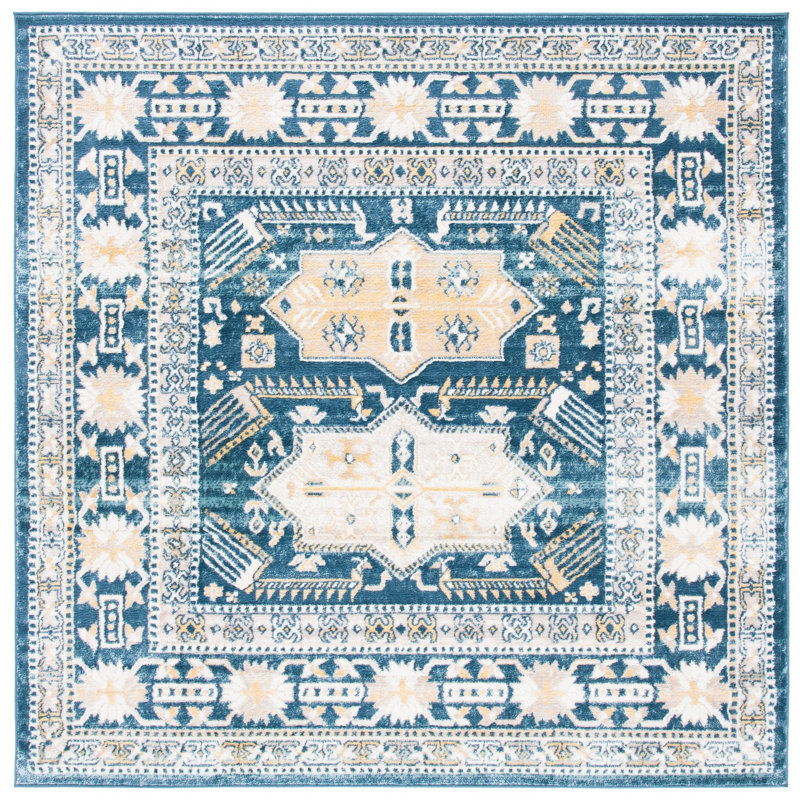 Skyler Performance Oriental Rug, Square 6'7"