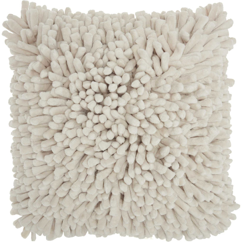  Square Pillow Cover & Insert, Ivory