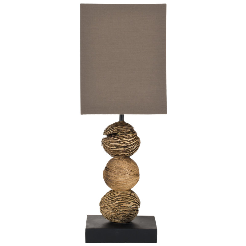 Samantha 19.7" lampes de Table (Set de 2), Naturel, marron