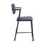 Ensemble de 2 chaises à hauteur de comptoir avec chaises à structure métallique seulement, sans les tables