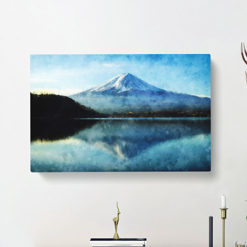 Mount Fuji In Japan - Wrapped Canvas, 35cm H x 50cm W x 3cm D