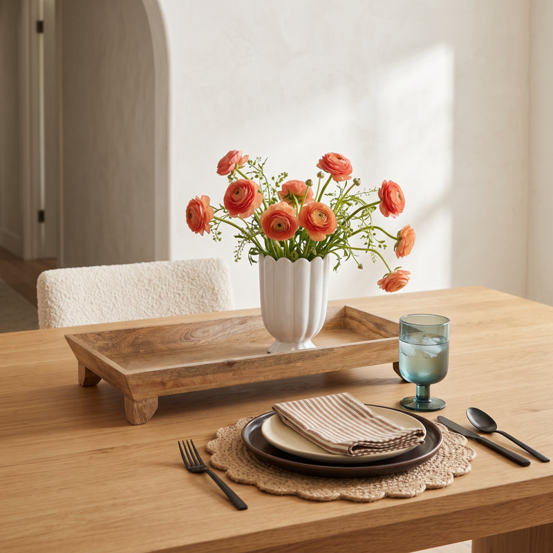 Des Vanity Tray, 3.5" H x 24" W x 10" D