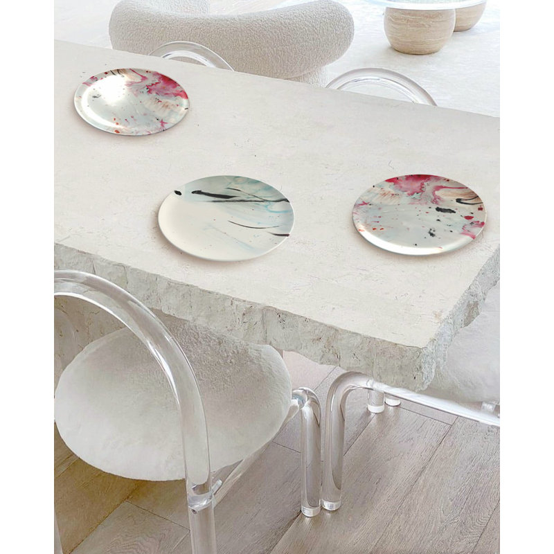 Limited Edition "Love Liberates" Fine Bone China Plate No. 7 by Fanyu Lin
