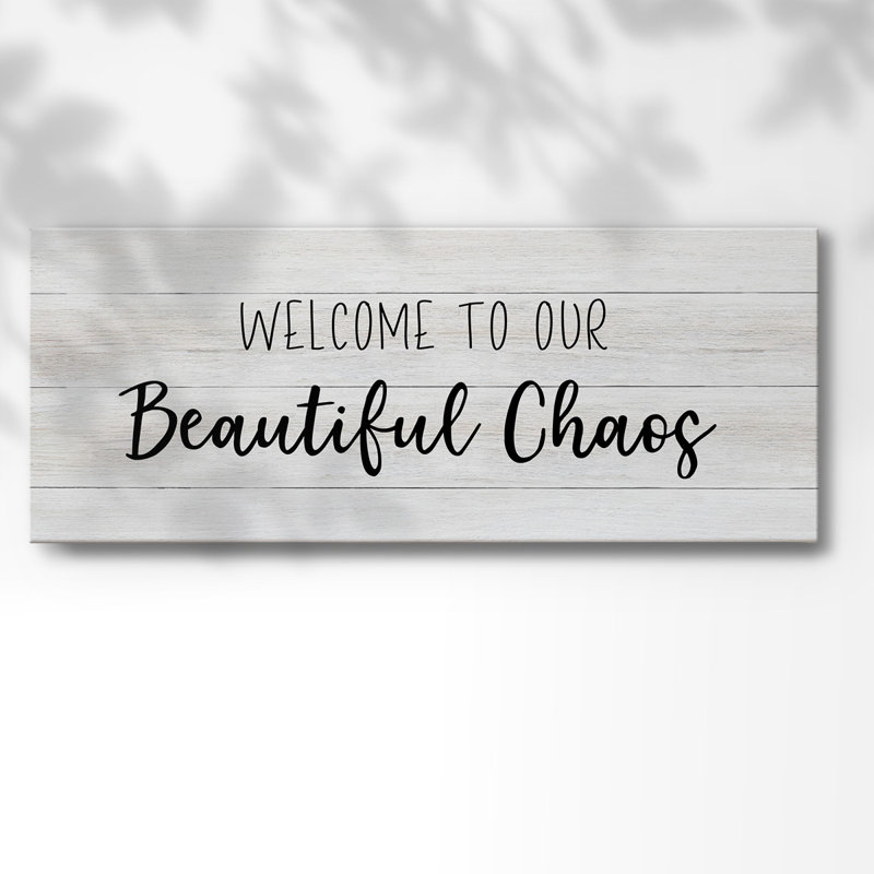 Beautiful Chaos, H 12 po x l 30 po x P 1,5 po